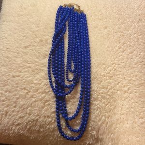 Multi strand beaded necklace
